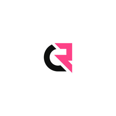 Obraz premium cr icon vector logo design. cr template quality logo symbol inspiration
