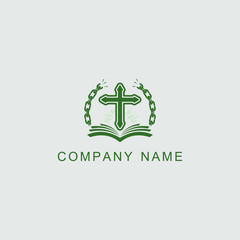 bible icon vector logo design. bible template quality logo symbol inspiration