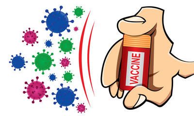 Fight and protect against an outbreak of the virus with a vaccine