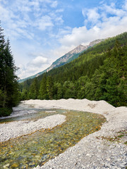 Stream in the Austria Alps
