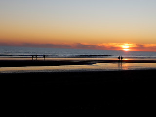 Fototapeta premium Sunset on the beach