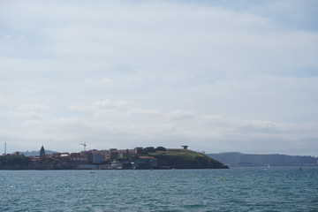 Fototapeta premium Gijon, beautiful coastal city of Asturias,Spain