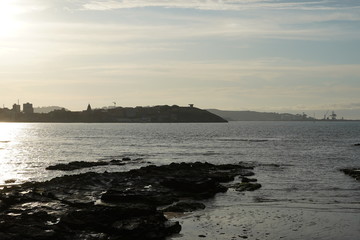 Fototapeta premium Gijon, beautiful coastal city of Asturias,Spain