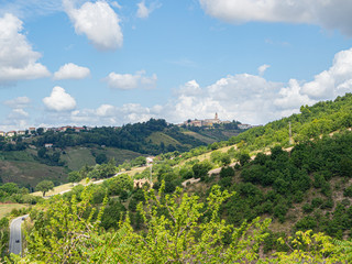 Castreccioni-Cingoli, en la provincia de Macerata, Italia, verano de 2019