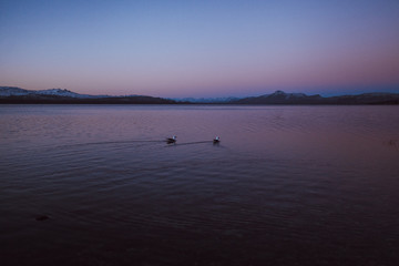 atardecer
