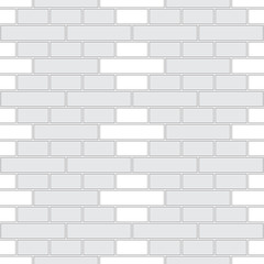 Brickwork texture seamless pattern. Decorative appearance of English brick bond. Cruciform masonry design. Seamless monochrome vector illustration.