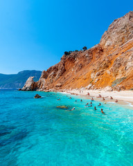 Fototapeta premium Suluada Island coastal view on the Mediterranean Sea