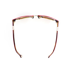 Glasses isolated on white background for applying on a portrait