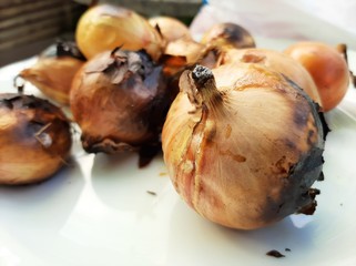 delicious Adana kebab and salads