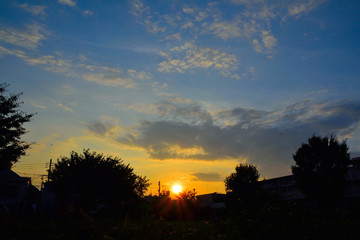 夕陽・夕焼け/Sunset