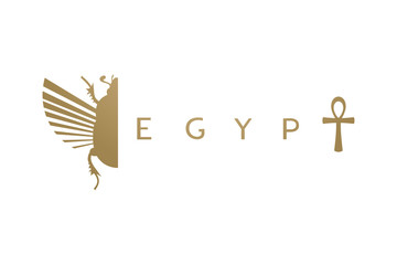 Creative design of Egypt symbol