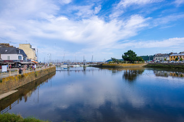 Fototapeta na wymiar Port of Binic in Brittany, France