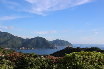 lake and mountains