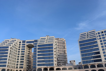 Obraz premium modern residential buildings in Belarus