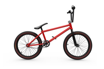 Naklejka premium Extreme sport bike, 3d render