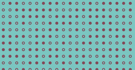 Abstract Color Halftone Dots generative art background illustration