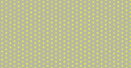 Abstract Color Halftone Dots generative art background illustration