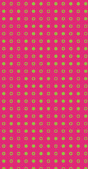 Abstract Color Halftone Dots generative art background illustration