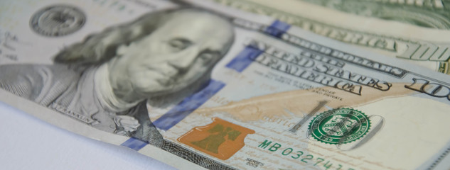  dollar close up. Financial independence. sales growth. dollar rise