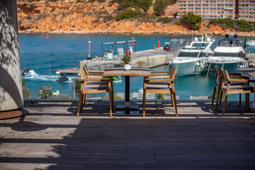 Fototapeta premium cafe on the beach