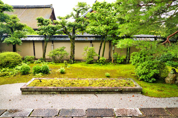 京都、妙心寺大心院の庭園