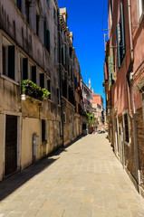 Obraz premium Streets, canals and architecture of Venice.