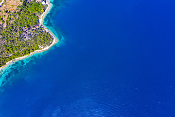Fototapeta premium Kroatien aus der Luft | Die Adria aus der Luft