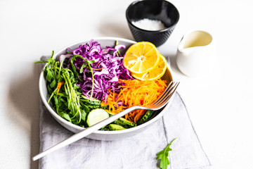 Healthy salad concept