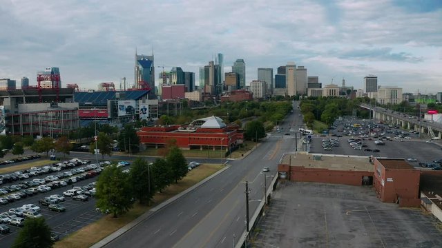 Nashville Tennessee Downtown City Skyline Main Street Architecture