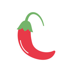 chili icon image, flat style