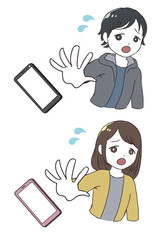 スマホ離れの小学生　嫌がる