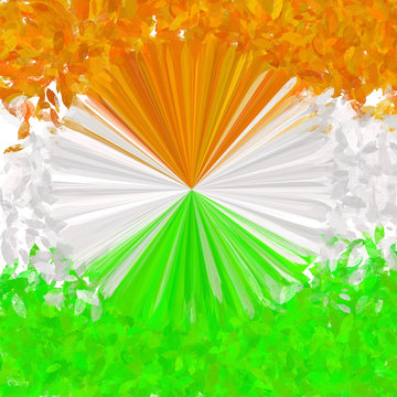 Indian Tricolour Background Mainly For Indian Independence Day