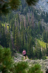 Fototapeta na wymiar Rocky Mountain National Park Dream Lake