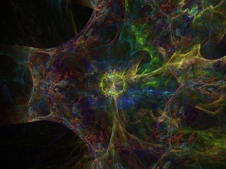 Imaginatory fractal background Image