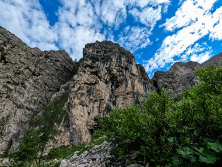 Fototapeta premium Dolomites mountains landscape, Italy
