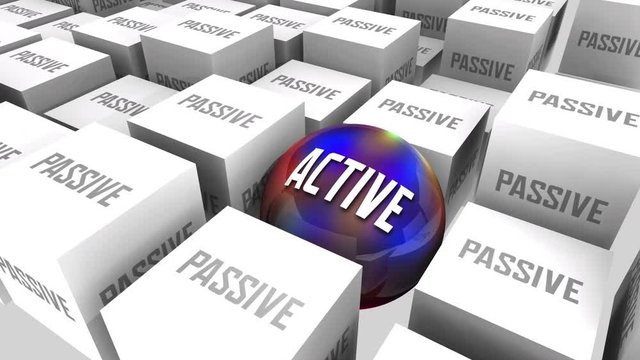 Active Vs Passive Engagement Involvement Participation Activism 3d Animation