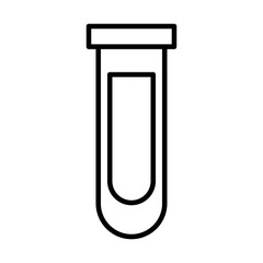 tube test laboratory line style icon