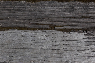 枕木に使われた古い木材	