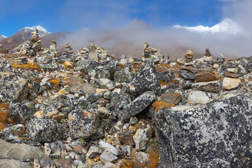 Mountains landscape in Everest Area, Nepal