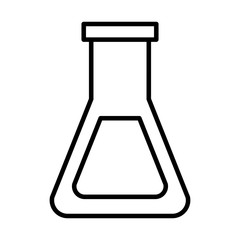tube test laboratory line style icon