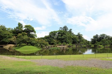 Fototapeta premium 彦根城と玄宮園