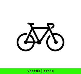Fototapeta premium Bike icon vector logo design template