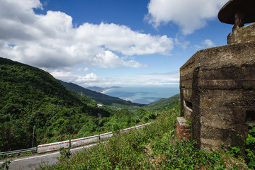 Beautiful shot of the mountains and hills in Lang co