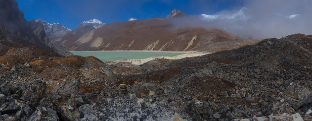 Gokyp Second lake with amazing blue water