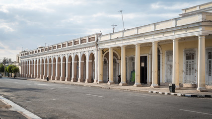 Fototapeta na wymiar arquitectura colonial de Cienfuegos Cuba