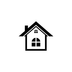 home icon vector symbol isolated illustration white background