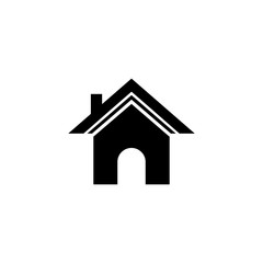 home icon vector symbol isolated illustration white background