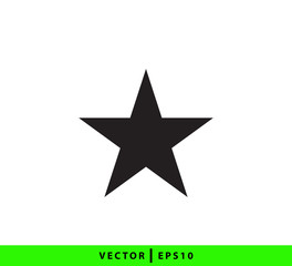 Star icon vector logo design template