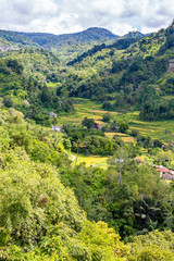 Fototapeta premium Danau Maninjau crater lake near Bukittynggi on Sumatra