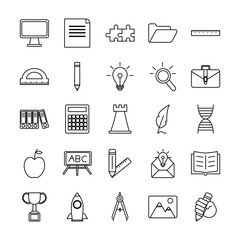 bundle of twenty five back to school supplies